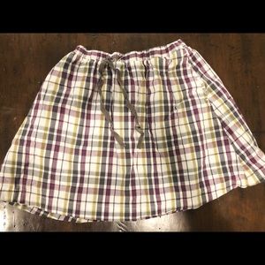 Olive Juice Kids Plaid Skirt - Size 8